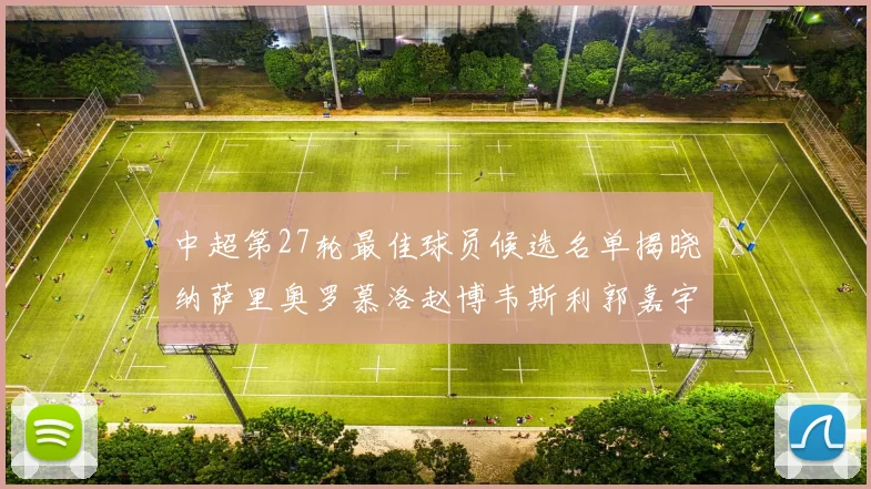 中超第27轮最佳球员候选名单揭晓纳萨里奥罗慕洛赵博韦斯利郭嘉宇争夺荣誉