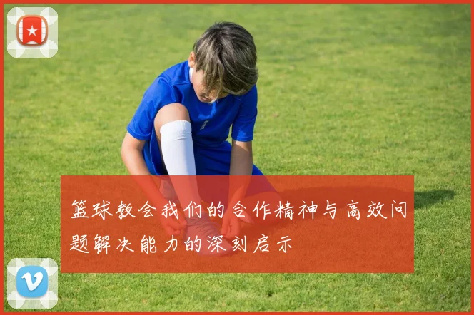 篮球教会我们的合作精神与高效问题解决能力的深刻启示